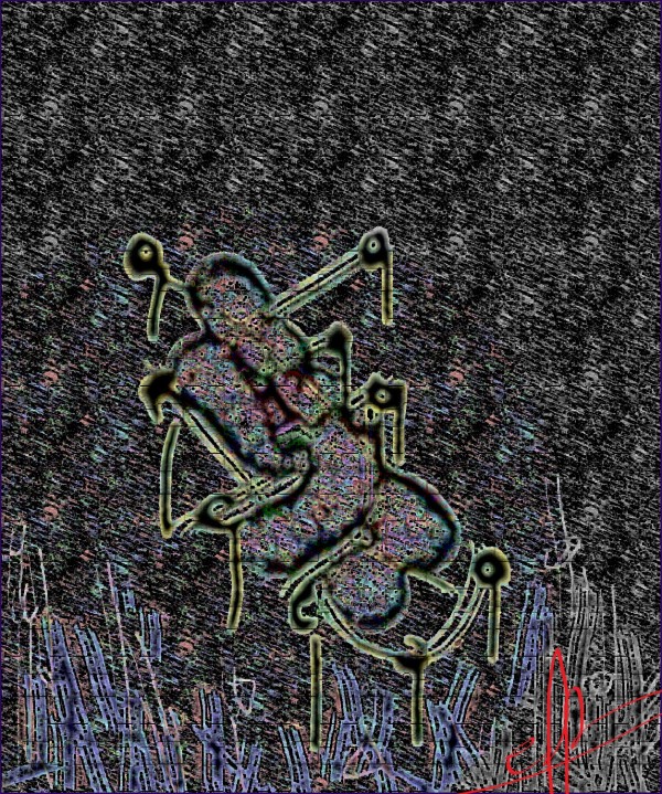 Bug Dancing a Jig Neath the Clear Sky by Ed Purchla